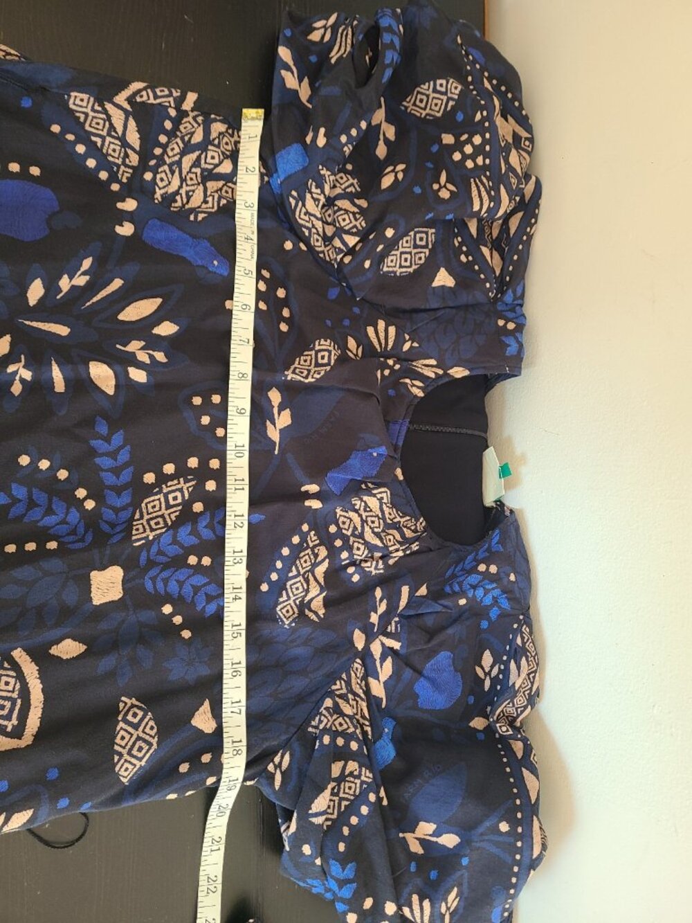 Farm Rio Macaw Forest Minidress Blue size S - Picture 5 of 9